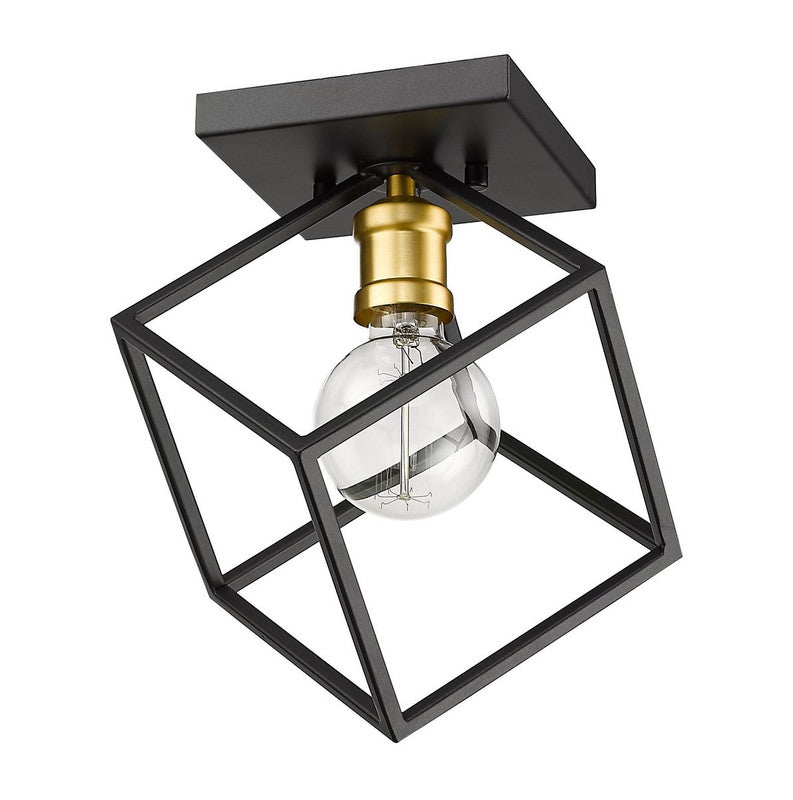 Z-Lite 478F - Vertical 1 Light 10" Flush Mount