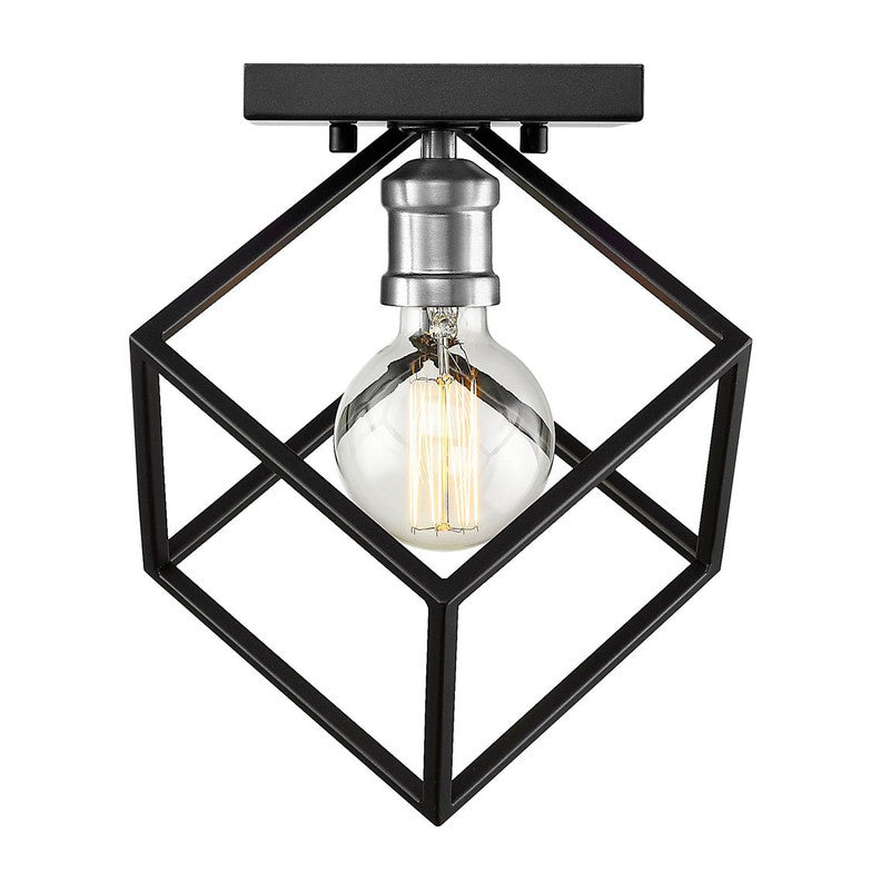 Z-Lite 478F - Vertical 1 Light 10" Flush Mount