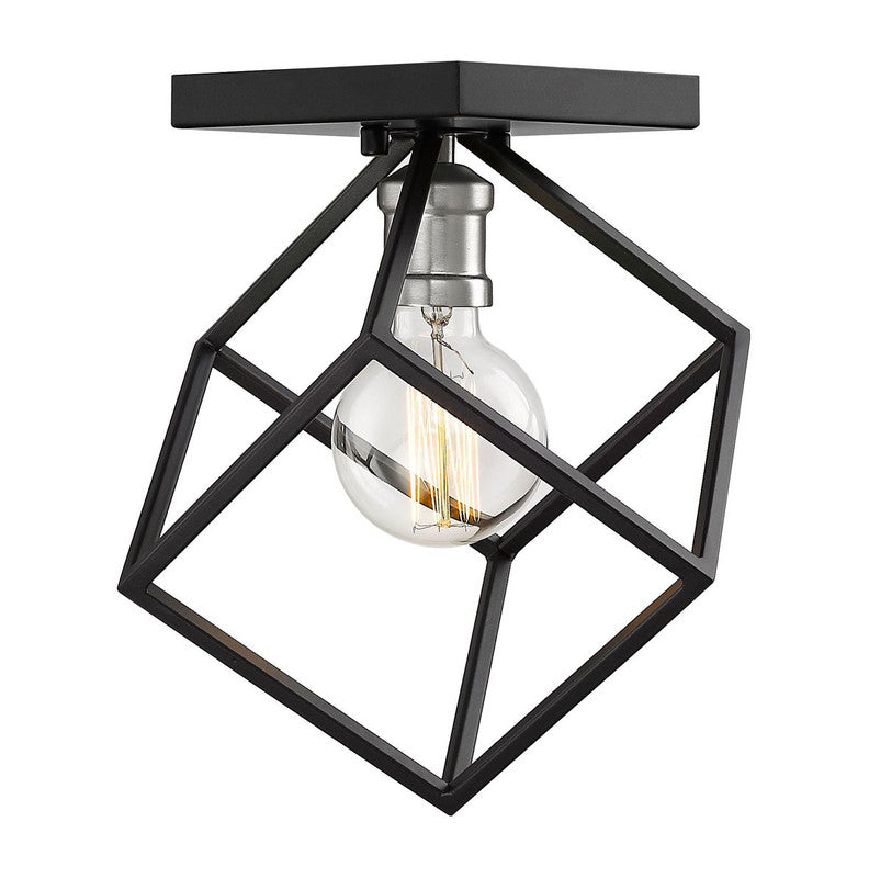 Z-Lite 478F - Vertical 1 Light 10" Flush Mount