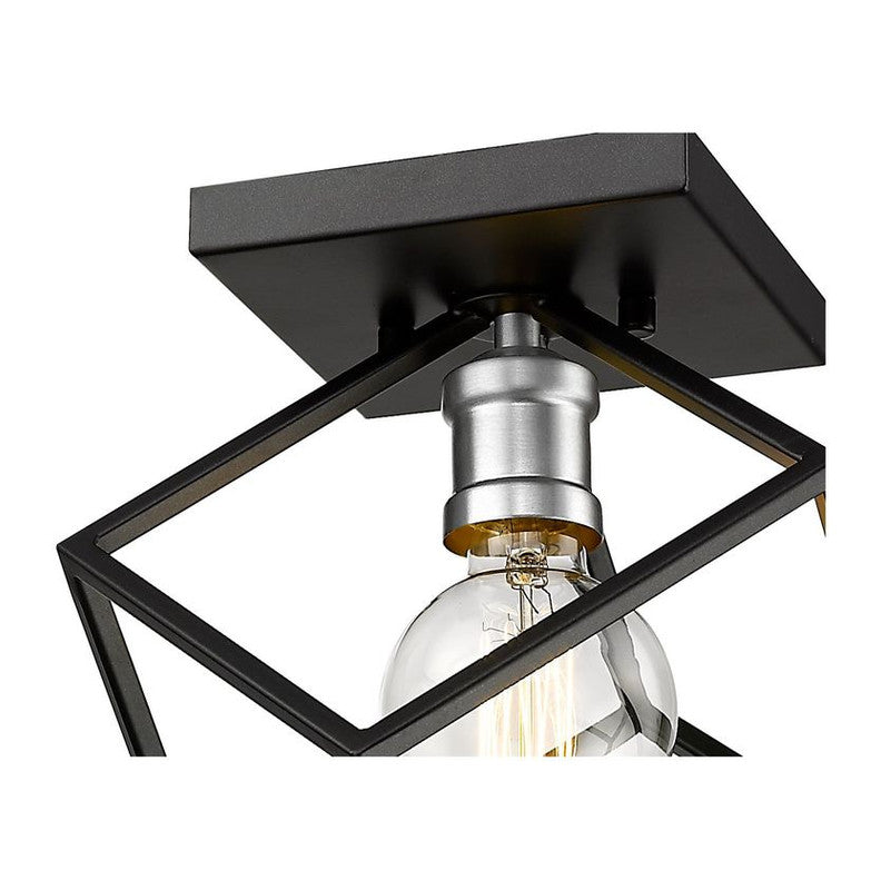 Z-Lite 478F - Vertical 1 Light 10" Flush Mount