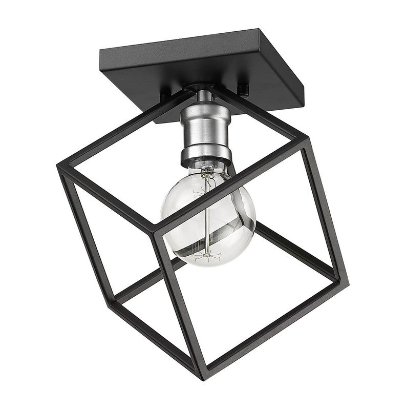 Z-Lite 478F - Vertical 1 Light 10" Flush Mount