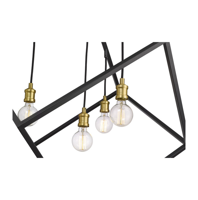 Z-Lite 478P34 - Vertical 4 Light 34" Pendant