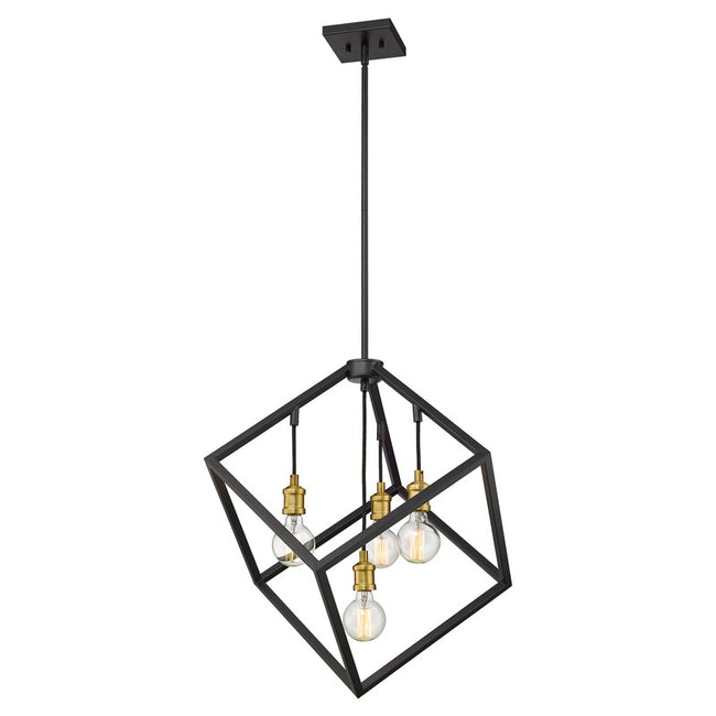 Z-Lite 478P24 - Vertical 4 Light 24" Pendant
