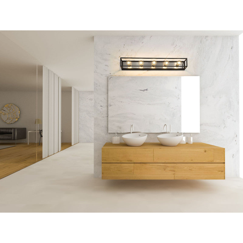 Z-Lite 480-5V - Kube 5 Light 40" Vanity Light