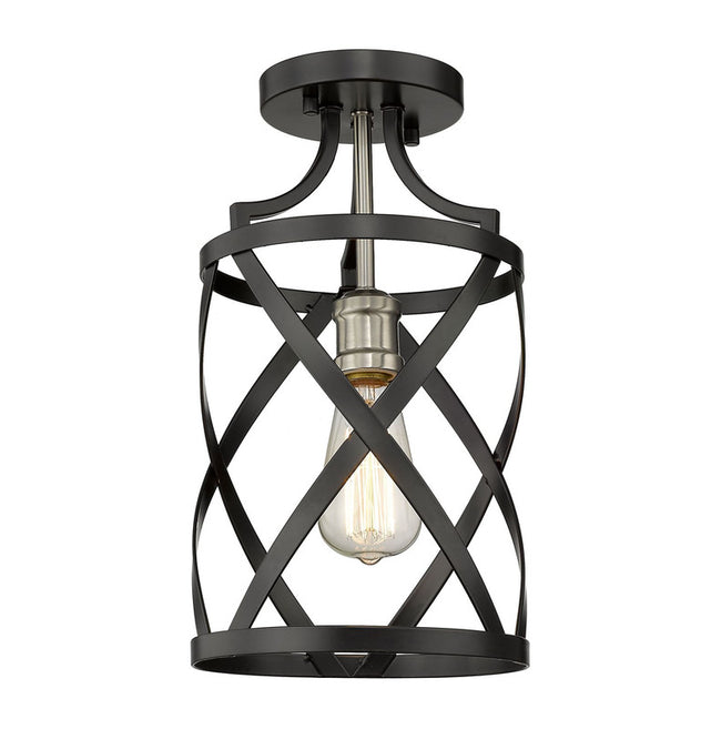 Z-Lite 481F1 - Malcalester 1 Light 8" Flush Mount