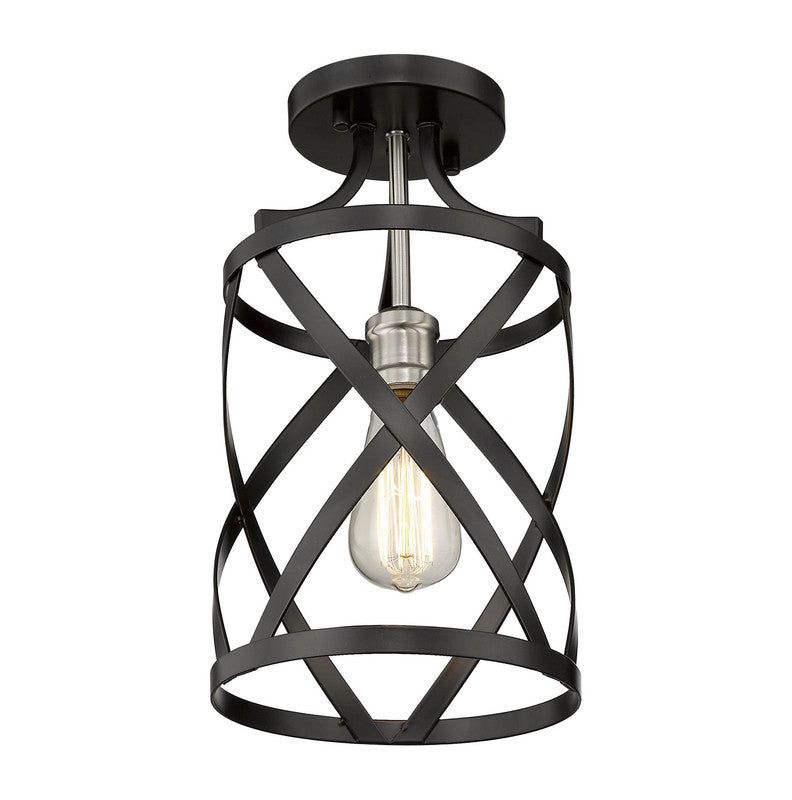 Z-Lite 481F1 - Malcalester 1 Light 8" Flush Mount