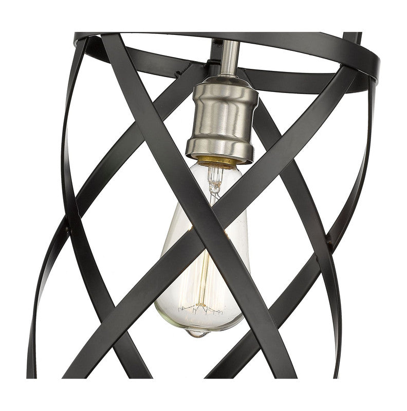 Z-Lite 481F1 - Malcalester 1 Light 8" Flush Mount