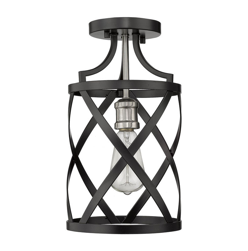 Z-Lite 481F1 - Malcalester 1 Light 8" Flush Mount