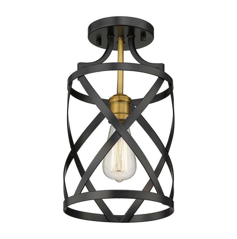 Z-Lite 481F1 - Malcalester 1 Light 8" Flush Mount