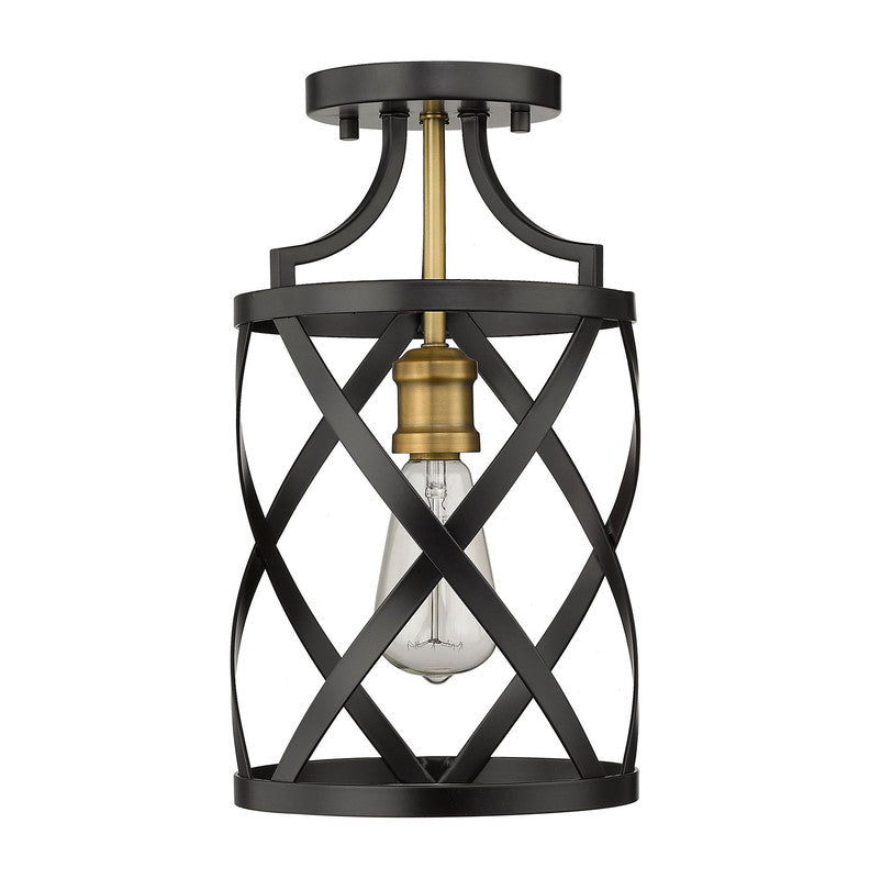 Z-Lite 481F1 - Malcalester 1 Light 8" Flush Mount