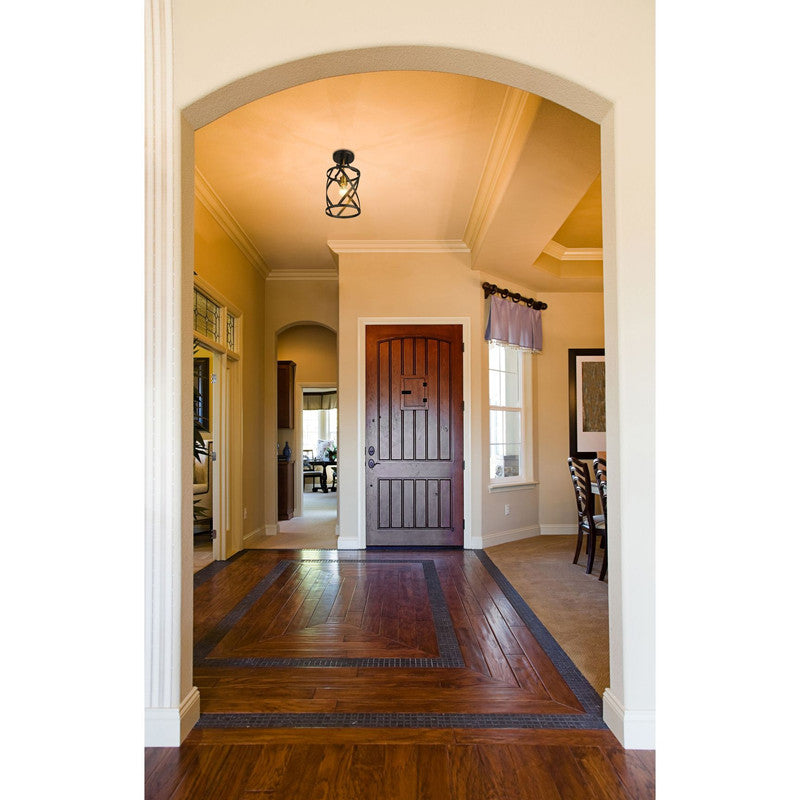 Z-Lite 481F1 - Malcalester 1 Light 8" Flush Mount