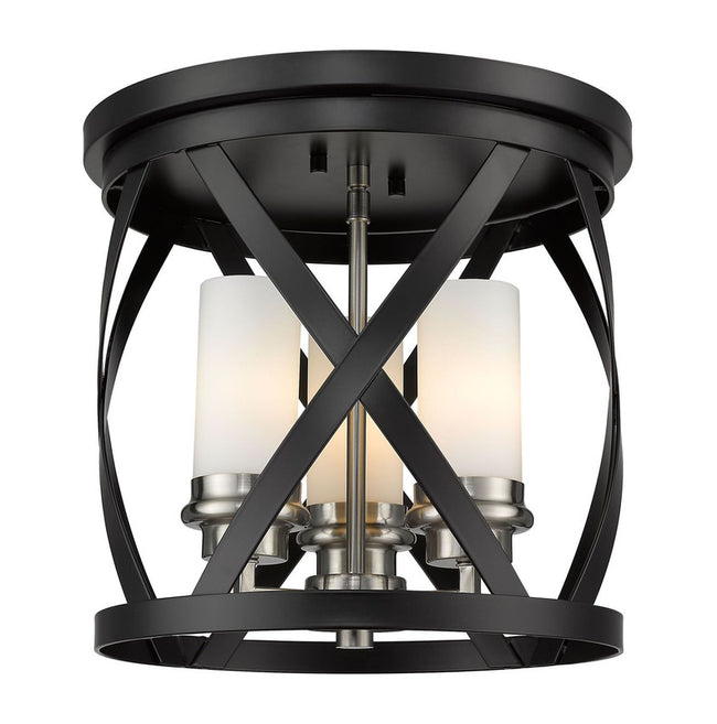 Z-Lite 481F13 - Malcalester 3 Light 13" Flush Mount