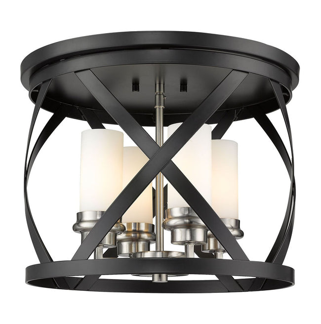 Z-Lite 481F16 - Malcalester 4 Light 16" Flush Mount
