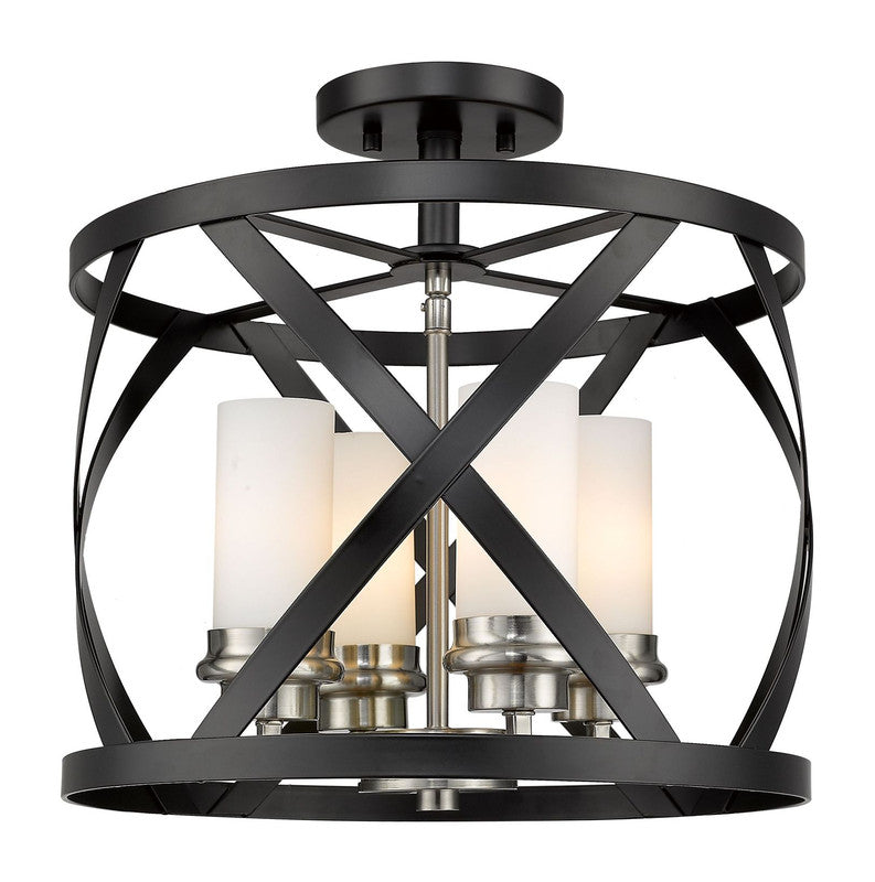 Z-Lite 481SF15 - Malcalester 4 Light 15" Flush Mount