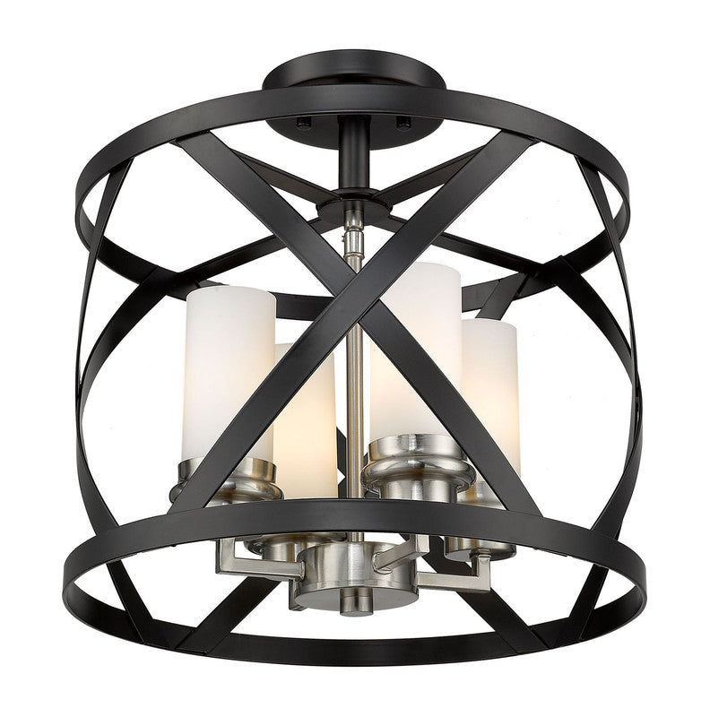 Z-Lite 481SF15 - Malcalester 4 Light 15" Flush Mount