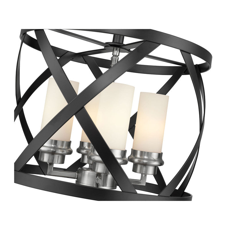 Z-Lite 481SF15 - Malcalester 4 Light 15" Flush Mount