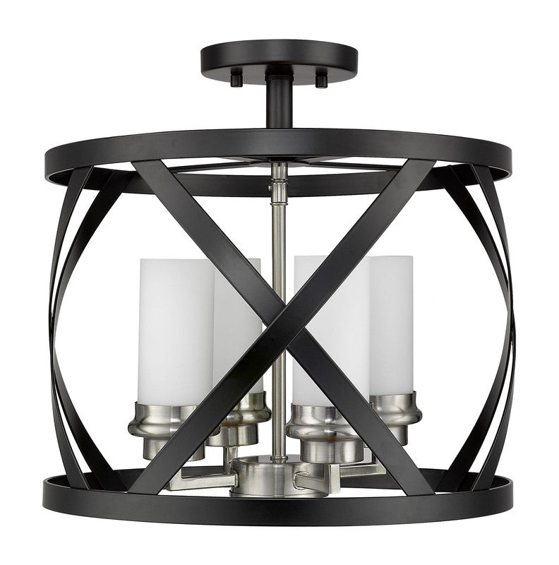 Z-Lite 481SF15 - Malcalester 4 Light 15" Flush Mount