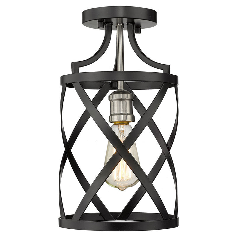 Z-Lite 481F1 - Malcalester 1 Light 8" Flush Mount