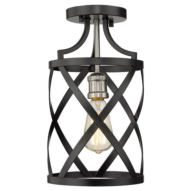 Z-Lite 481F1 - Malcalester 1 Light 8" Flush Mount