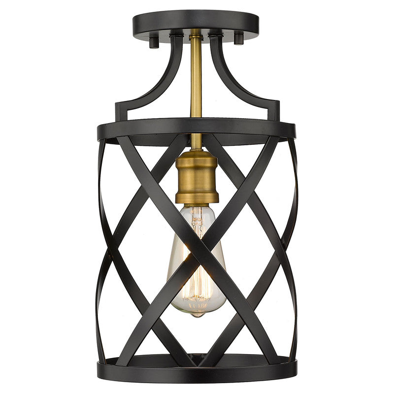 Z-Lite 481F1 - Malcalester 1 Light 8" Flush Mount