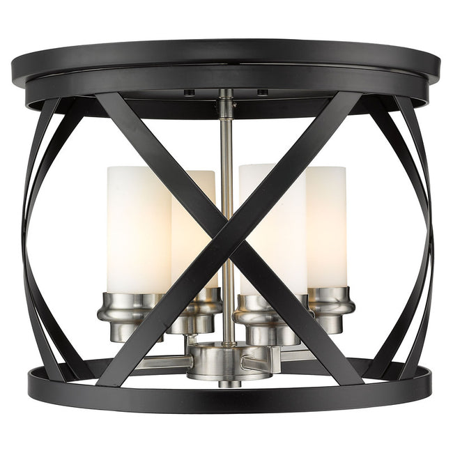 Z-Lite 481F16 - Malcalester 4 Light 16" Flush Mount