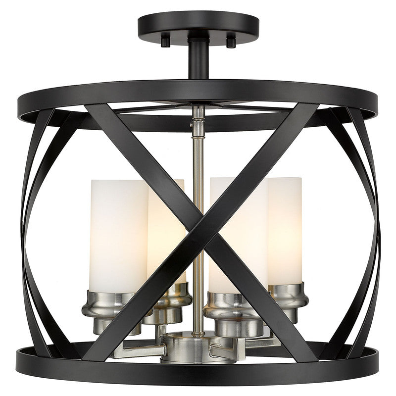 Z-Lite 481SF15 - Malcalester 4 Light 15" Flush Mount