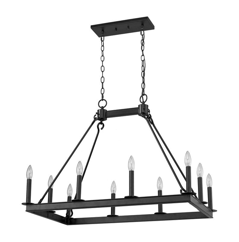 Z-Lite 482-10L - Barclay 10 Light 34" Chandelier