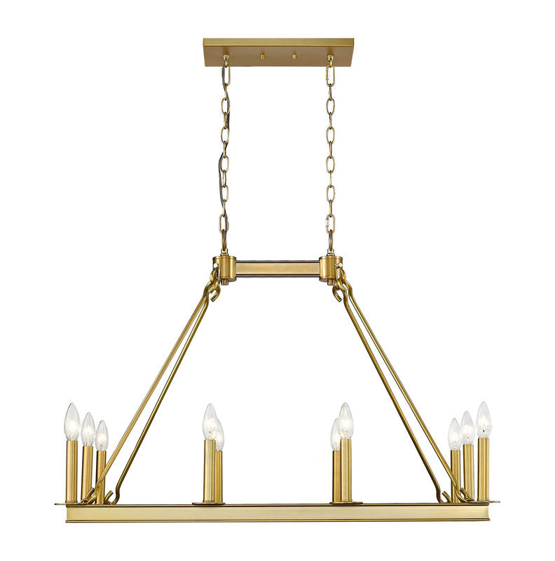Z-Lite 482-10L - Barclay 10 Light 34" Chandelier