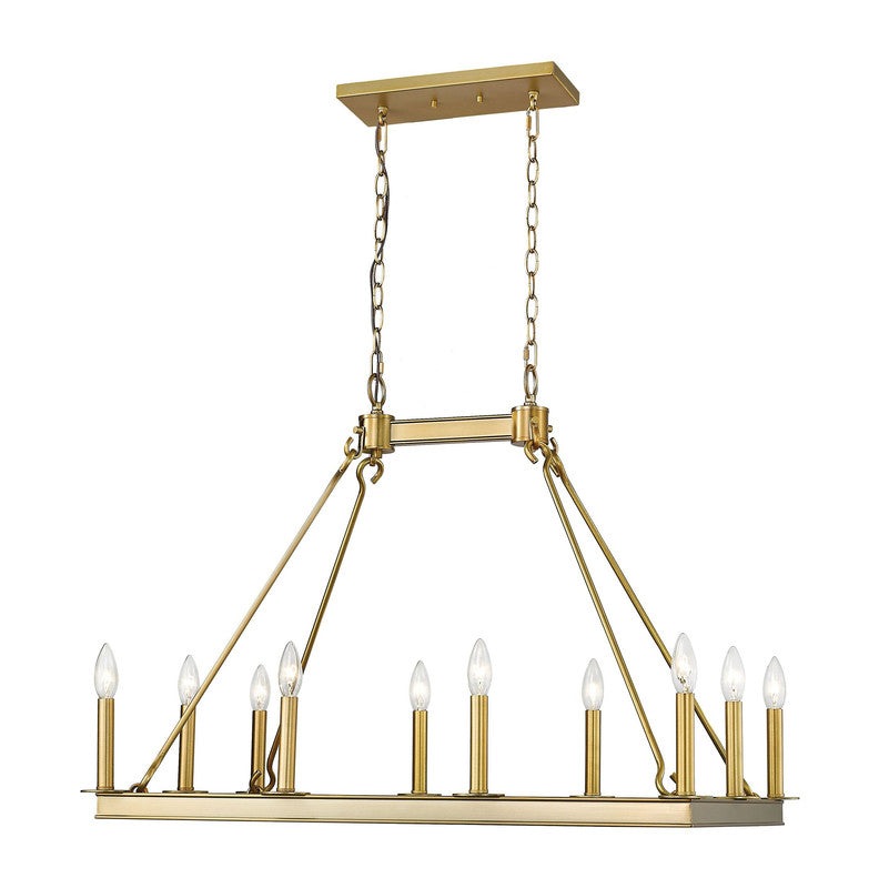 Z-Lite 482-10L - Barclay 10 Light 34" Chandelier