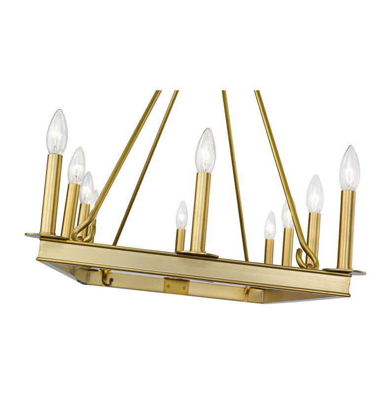 Z-Lite 482-10L - Barclay 10 Light 34" Chandelier