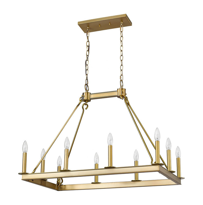Z-Lite 482-10L - Barclay 10 Light 34" Chandelier