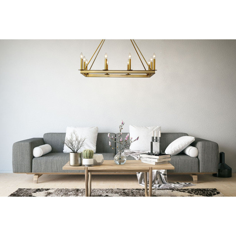 Z-Lite 482-10L - Barclay 10 Light 34" Chandelier