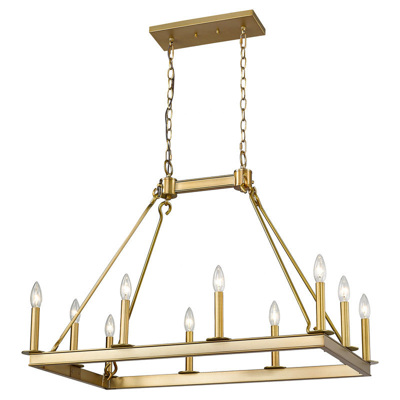 Z-Lite 482-10L - Barclay 10 Light 34" Chandelier