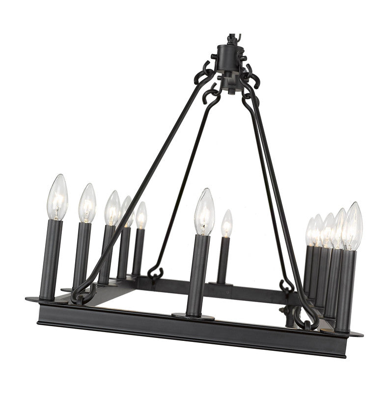 Z-Lite 482-12L - Barclay 12 Light 45" Chandelier