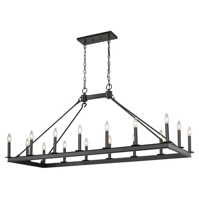Z-Lite 482-16L - Barclay 16 Light 56" Chandelier