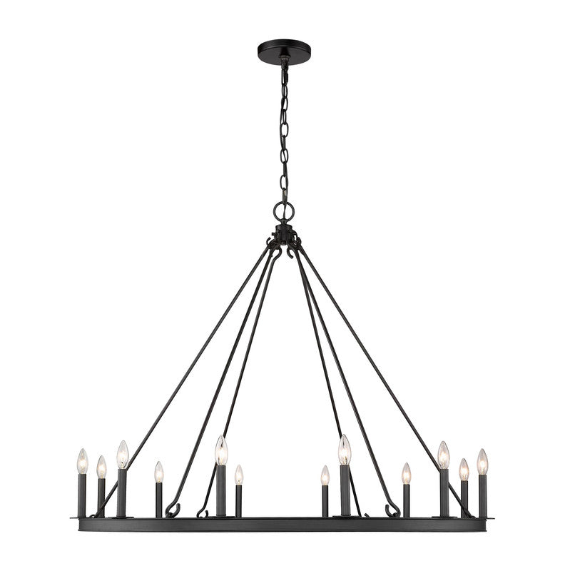 Z-Lite 482R-12 - Barclay 12 Light 48" Chandelier