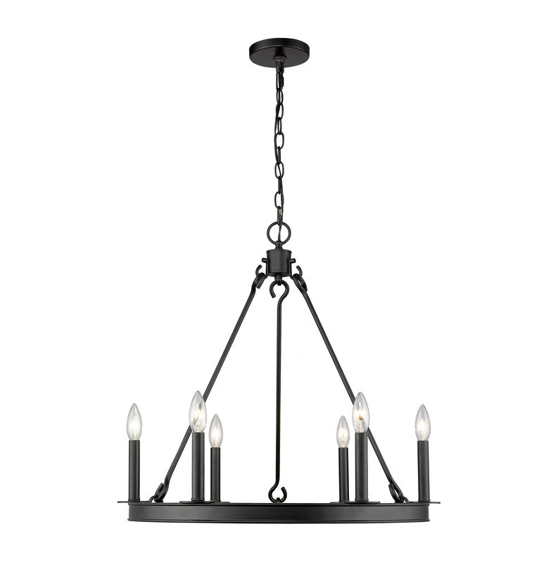 Z-Lite 482R-6 - Barclay 6 Light 25" Chandelier