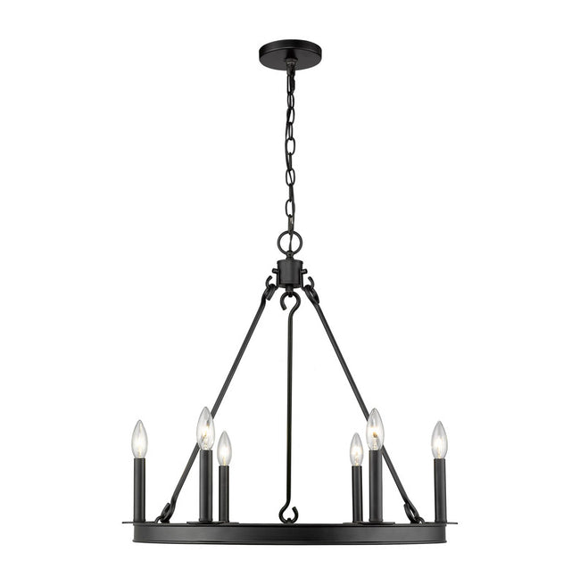 Z-Lite 482R-6 - Barclay 6 Light 25" Chandelier