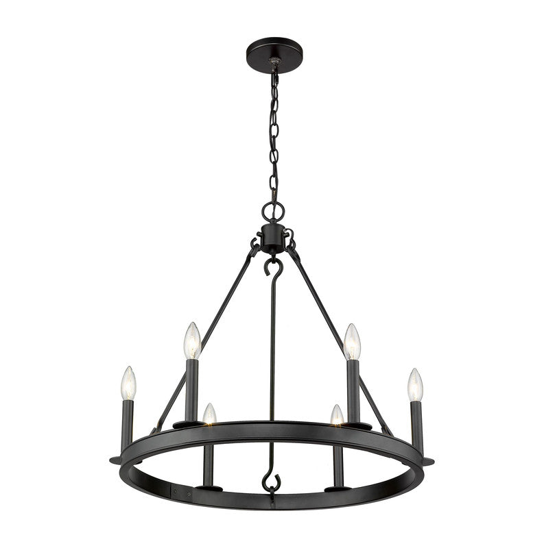 Z-Lite 482R-6 - Barclay 6 Light 25" Chandelier