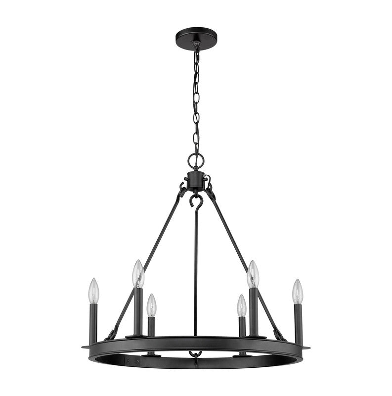 Z-Lite 482R-6 - Barclay 6 Light 25" Chandelier