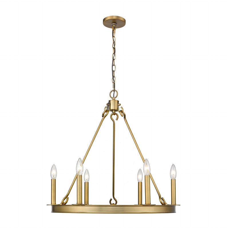 Z-Lite 482R-6 - Barclay 6 Light 25" Chandelier