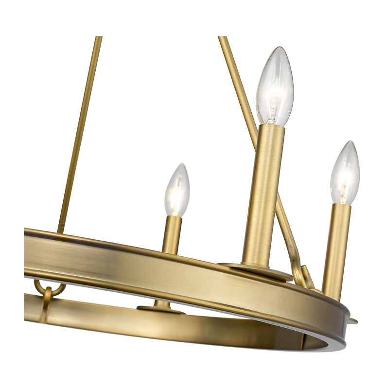 Z-Lite 482R-6 - Barclay 6 Light 25" Chandelier