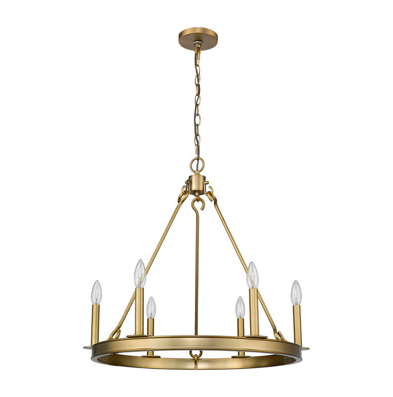 Z-Lite 482R-6 - Barclay 6 Light 25" Chandelier