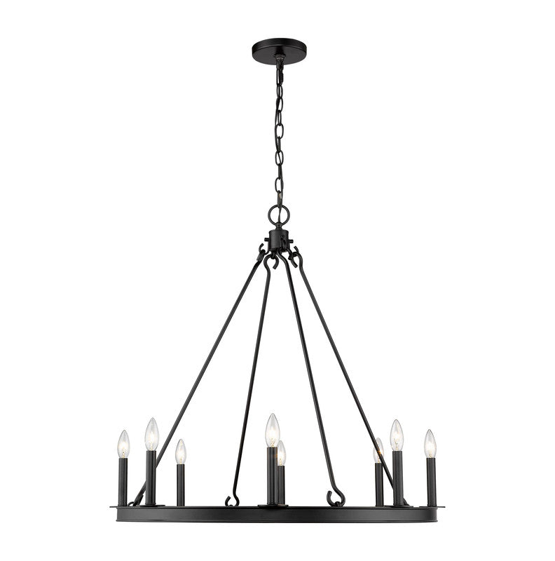 Z-Lite 482R-8 - Barclay 8 Light 33" Chandelier