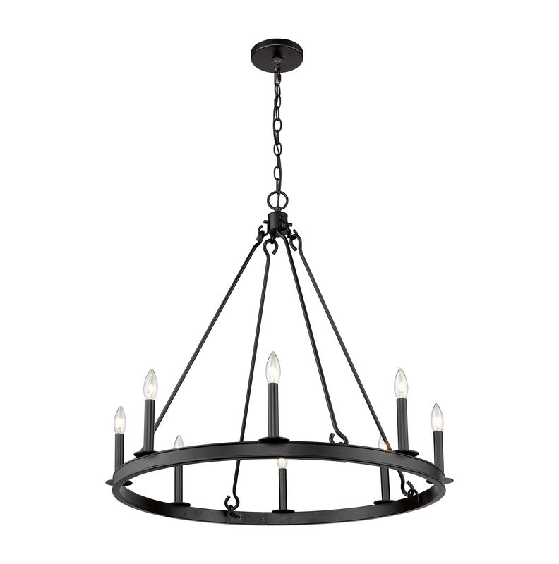 Z-Lite 482R-8 - Barclay 8 Light 33" Chandelier