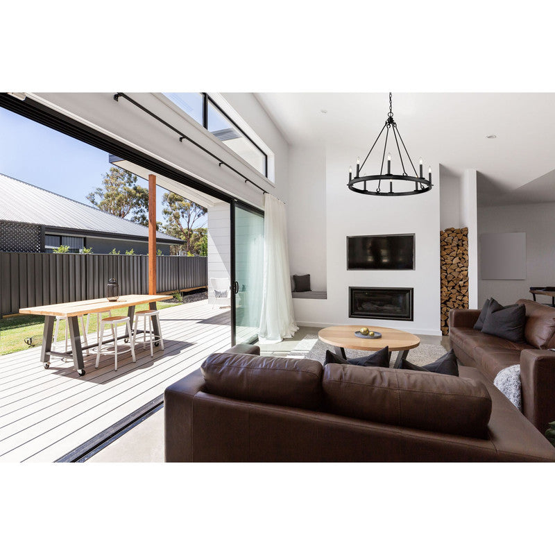 Z-Lite 482R-8 - Barclay 8 Light 33" Chandelier