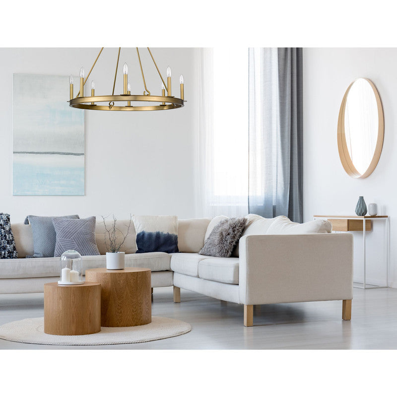 Z-Lite 482R-8 - Barclay 8 Light 33" Chandelier