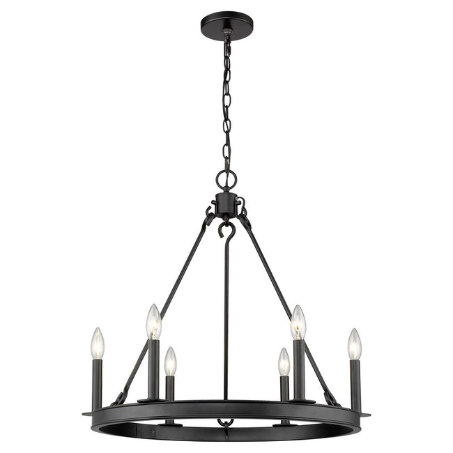 Z-Lite 482R-6 - Barclay 6 Light 25" Chandelier