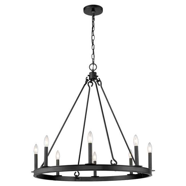 Z-Lite 482R-8 - Barclay 8 Light 33" Chandelier