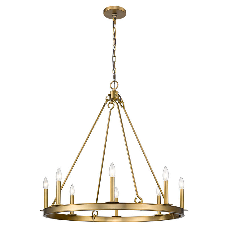 Z-Lite 482R-8 - Barclay 8 Light 33" Chandelier